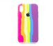 Силіконовый чохол Full Cover для iPhone XR Rainbow №7