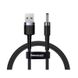 USB кабель Baseus USB to DC3.5mm 2A CADKLF-G 1m gray/black