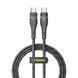 Кабель YOKI RGB YK-RG24 Type-C to Type-C 60W 1.2m black