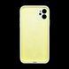 Силіконовий чохол Full Cover для iPhone 11 mellow yellow Full Camera
