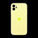 Силіконовий чохол Full Cover для iPhone 11 mellow yellow Full Camera