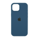 Силіконовий чохол Full Cover для iPhone 15 blue cobalt