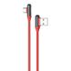 USB кабель HOCO U77 Excellent ElbowType-C 3A 1,2m mini red