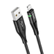 USB кабель HOCO U93 Shadow Lightning 2,4A/1,2m black