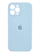 Силиконовый чехол Full Cover для iPhone 14 Pro powder blue Full Camera