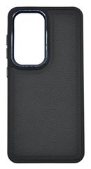 Силиконовый чехол Leather Case Classic для Samsung S24 black