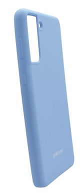 Силиконовый чехол Silicone Cover для Samsung S21+/S30+ lilac blue