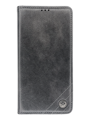 Чохол книжка idools Retro для Motorola Moto G72 grey