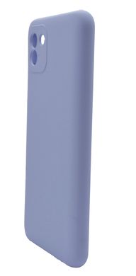 Силіконовий чохол WAVE Colorful для Samsung A03 light purple Full Camera (TPU)