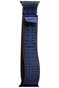 Ремешок Nike Sport Loop для Apple watch 42/44/45/46/49mm black/blue