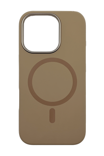 Силиконовый чехол Fibra OmniMag для iPhone 16 Pro brown