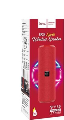 Колонка Hoco BS33 Bluetooth Voice Sports red