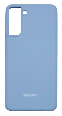 Силиконовый чехол Silicone Cover для Samsung S21+/S30+ lilac blue