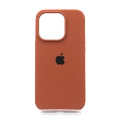 Силіконовий чохол Full Cover для iPhone 14 Pro milk chocolate