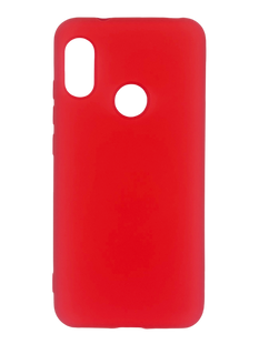 Силіконовий чохол Full Cover для Xiaomi Redmi 6 Pro/Mi A2 Lite red без logo