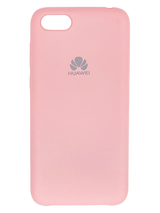 Силиконовый чехол Silicone Cover для Huawei Y5 - 2018 light pink