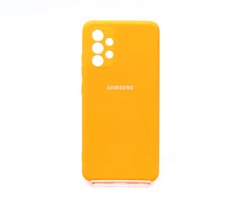 Силіконовий чохол Full Cover для Samsung A32 4G orange Full Camera