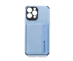 TPU чохол Card Holder для iPhone 13 Pro Max blue Full Camera