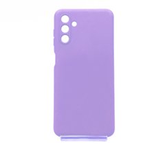 Силіконовий чохол SMTT для Samsung A05S lilac Full Camera з мікрофіброю