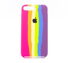 Силіконовый чохол Full Cover для iPhone 7+/8+ Rainbow №7