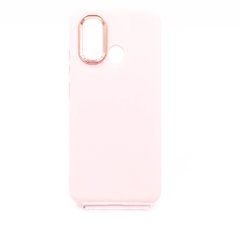 Силіконовий чохол Metal Frame для Xiaomi Redmi 12C Light pink (AA)