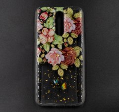 Накладка Deep Shine Flowers New для Xiaomi Redmi 8 с блестками