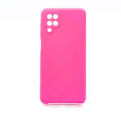Силіконовий чохол Full Cover для Samsung A12/M12 pink Full Camera без logo