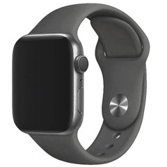 Силіконовий ремінець для Apple Watch Sport Band 38-40mm (S/M & M/L) 3pcs dark gray