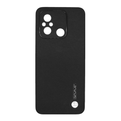 Чохол WAVE Leather для Xiaomi Redmi 12C black Full Camera
