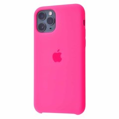 Силіконовий чохол Full Cover для iPhone 11 Pro bright pink