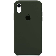 Силіконовий чохол Full Cover для iPhone XR dark olive