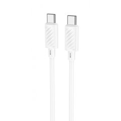 USB кабель Hoco X88 Magic silicone 60W Type-C to Type-C 1m white