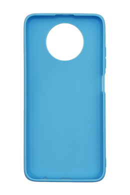 Силиконовый чехол Soft feel для Xiaomi Redmi Note 9 5G/Note 9T light blue
