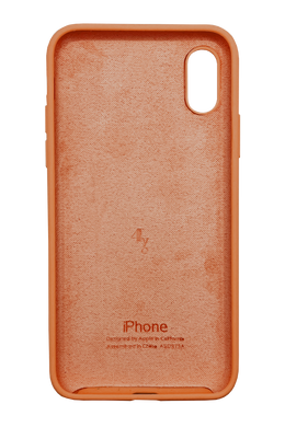 Силіконовий чохол Full Cover для iPhone X/XS electric orange