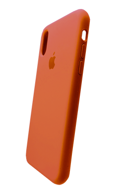 Силіконовий чохол Full Cover для iPhone X/XS electric orange