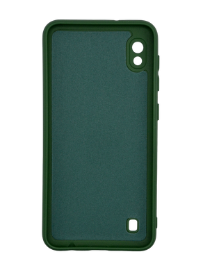 Силіконовий чохол Full Cover для Samsung A10/M10 dark green Full Camera без logo