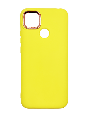 Силіконовий чохол Metal Frame для Xiaomi Redmi 9C/10A yellow (AA)