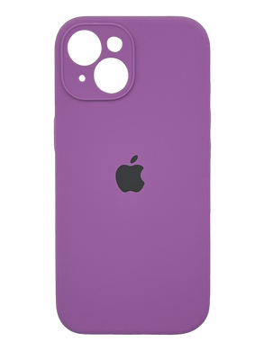 Силіконовий чохол Full Cover для iPhone 15 Plus purple Full Camera