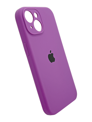 Силіконовий чохол Full Cover для iPhone 15 Plus purple Full Camera