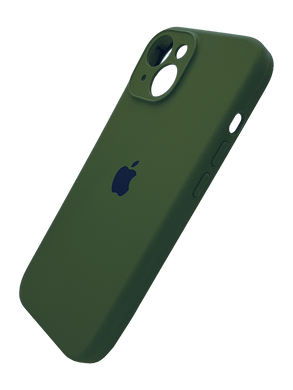 Фото товару Силіконовий чохол Full Cover для iPhone 15 Plus cyprus green (dark green) Full Camera Силіконовий чохол Full Cover для iPhone 15 Plus cyprus green (dark green) Full Camera