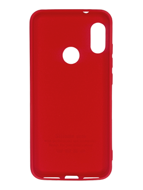 Силіконовий чохол Full Cover для Xiaomi Redmi 6 Pro/Mi A2 Lite red без logo