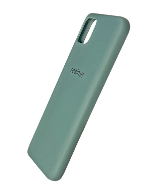 Силиконовый чехол Full Cover для Realme C11 pine green my color