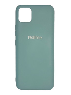 Силиконовый чехол Full Cover для Realme C11 pine green my color