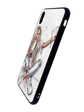 TPU+PC чехол Prisma Ladies для iPhone XS Max selfie