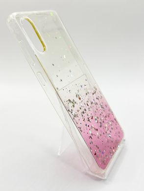 Силіконовий чохол WAVE Confetti для Samsung A02 (TPU) white/pink