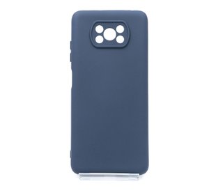 Силіконовий чохол Full Cover для Xiaomi Poco X3 NFC/Poco X3 Pro midnight blue Full Camera без logo