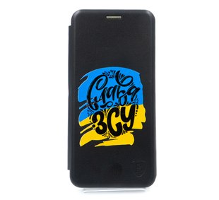 Чохол книжка Baseus MyPrint для Xiaomi Redmi Note 9 /RM 10X 4G black (Слава ЗСУ)