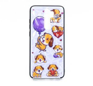TPU+PC чохол Prisma Wave Majesty для Xiaomi Redmi Note 8 Pro Happy dog/light purple
