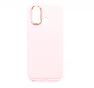 Силіконовий чохол Metal Frame для Xiaomi Redmi 12C Light pink (AA)