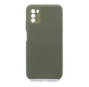 Силіконовий чохол Full Cover SP для Xiaomi Poco M3 dark olive